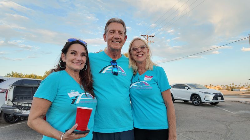 Michele Verdugo, Kevin Budde and Peggy Grabow help the unhoused at Abundant Life Church.