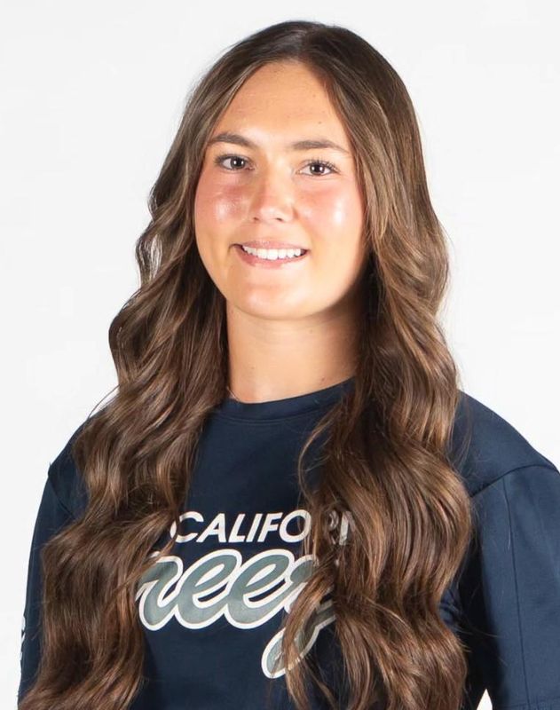 Tokay junior Brooklyn Schaede poses for a headshot in her California Breeze uniform, a Sacramento-based competitive fastpitch club.