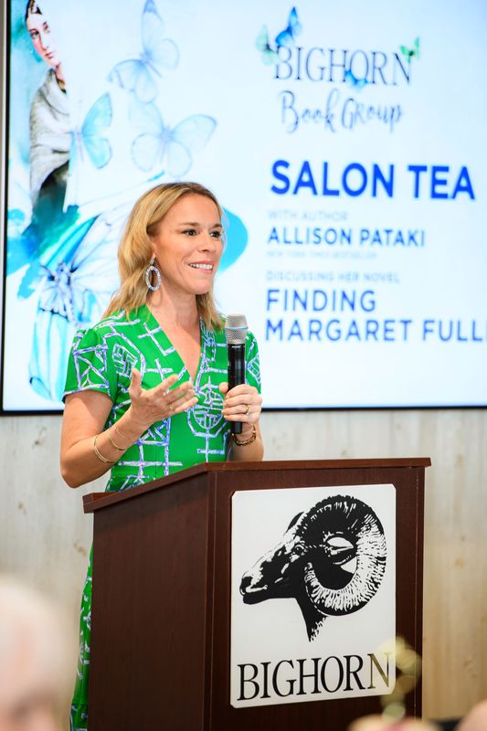 Allison Pataki speaks to members of the Bighorn Book Literary Lunch with Sonia Purnell
Date of Event: January 14, 2026