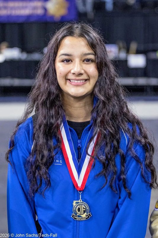 Mountain House 155-pound girls wrestler Rachel Prasad was one of 30 wrestlers selected to receive the Pursuing Victory With Honor Award during the opening ceremonies of the CIF State Finals from Feb. 26–28.