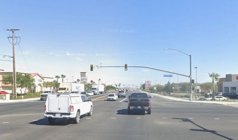 The 14100 block of Highway 395 in Adelanto.