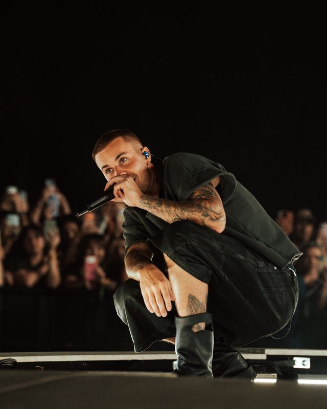 Justin Bieber performs at the Coachella Valley Music and Arts Festival at the Empire Polo Club in Indio, Calif., on Saturday, April 11, 2026.