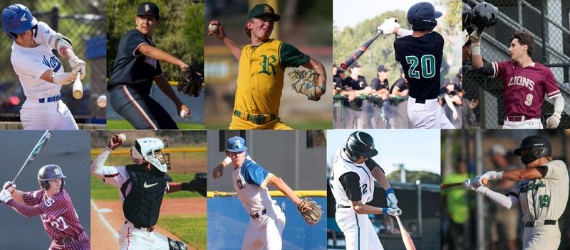 Baseball poll collage.