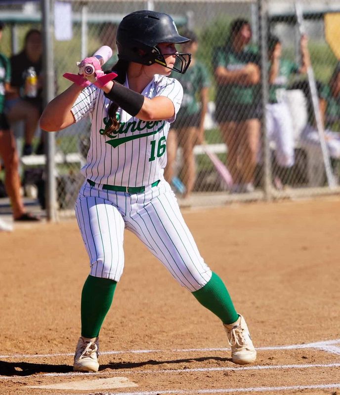 Sophomore Olivia LePage set the Thousand Oaks single-season home run record by hitting her 11th in an 11-10 loss to Agoura on Thursday, April 16, 2026.