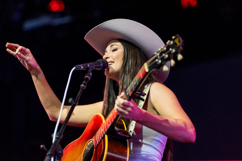 Kacey Musgraves performs on the Mojave stage during the Coachella Valley Music and Arts Festival in Indio, Calif., on Saturday, April 18, 2026.