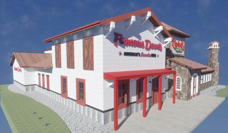 Famous Dave's is set to open next to Johnny Carino's on Amargosa Road in Victorville in May 2026.