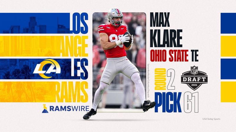Round 2, No. 61 overall: TE Max Klare, Ohio State