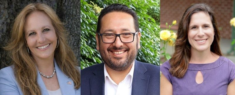Karen Sher, from left, César Morales and Maggie Marschner