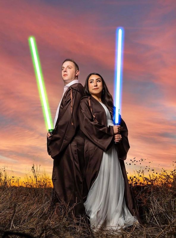 Sab Bernardino County officials said they are making history by offering their first ever “May the Fourth Be with You” wedding event on May 4, Star Wars Day.