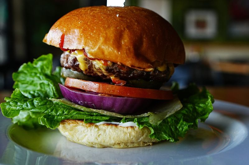 The Grill-A-Burger Deluxe Cheeseburger in Palm Desert, Calif., on Tuesday, May 5, 2026.