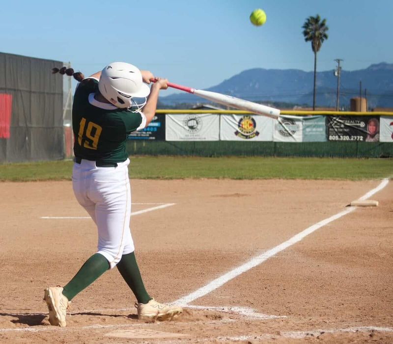 Allison Pugliese smashed two home runs to lead Moorpark to a 3-1 win over Simi Valley on Tuesday.