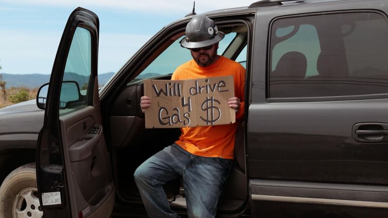 Apple Valley resident Frank Shaw turned his pain at the pump into a parody music video, mocking extremely high High Desert gas prices.