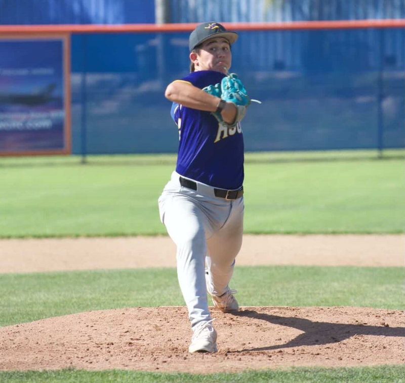 Donovan Anthony was dominant on the mound for Agoura in its playoff win on Friday.