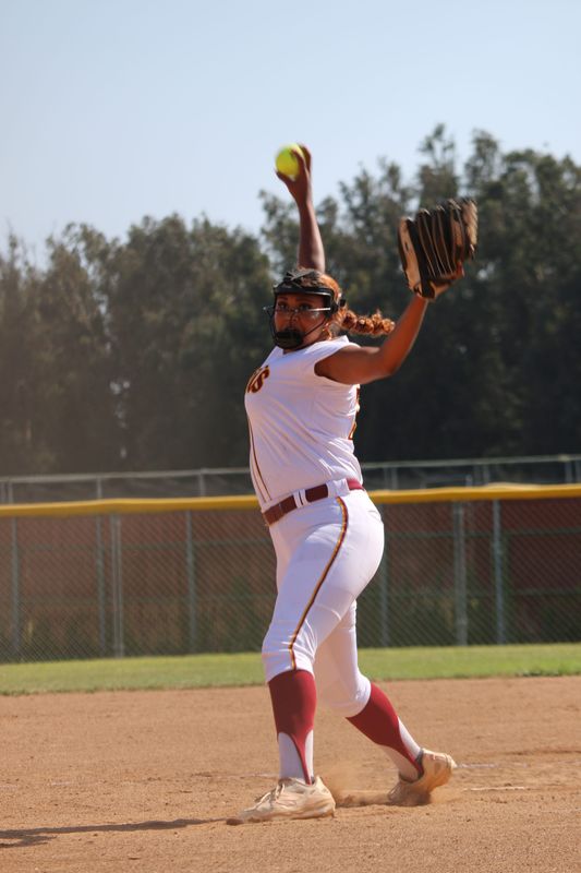 Oxnard sophomore pitcher Destinee Herrera has thrown 12 shutout innings through the first two games of the CIF-Southern Section Division 4 softball playoffs.