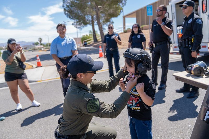Barstow first responders host the city's Public Safety Fair on Saturday, May 18, 2024.