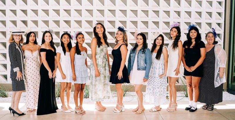 Co-chair Linda Simmons, Kenia Reynoso Ibarra, Vanessa Siqueiros, Katherine Ugaddan, Sofia Cruz-Gonzalez, Isabella Byers, Isabella Barone, Anahi Moran, Geraldine Armenta Ramirez, Shereen Simonian, Yeiri Pedraza and co-chairman Ramona Frost Ruiz
