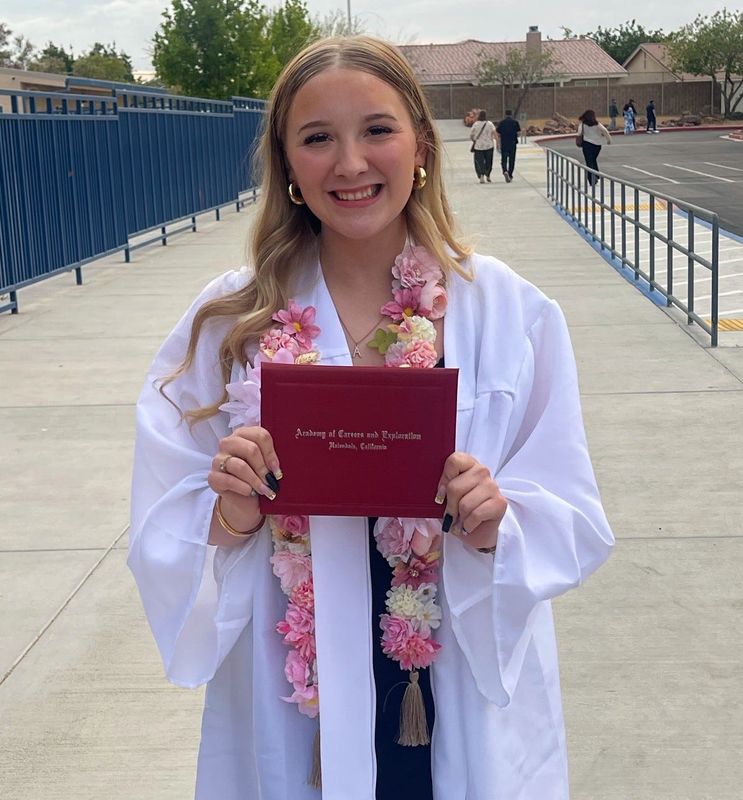 Some say Braylynn Rego of Helendale is a walking miracle, after she survived a near-drowning as a baby, had a vibrant childhood and graduated from high school this month.