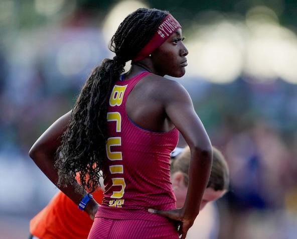 Clara Adams, a championship high school track athlete originally from Salinas.