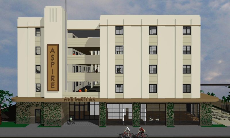 Aspire Apartments, at 537 Meta St. in downtown Oxnard, could open as early as February 2028.