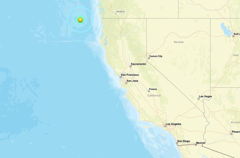Back-to-back earthquakes hit off Northern California coast early Thursday, June 4, 2026.