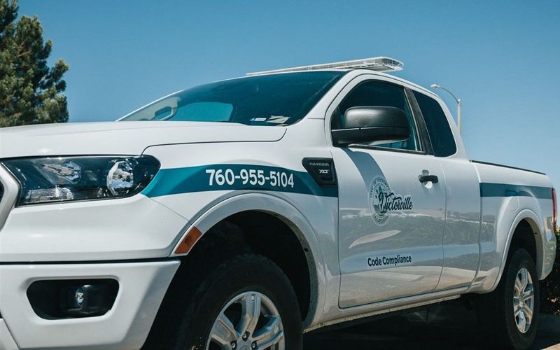 A Victorville Code Compliance vehicle.
