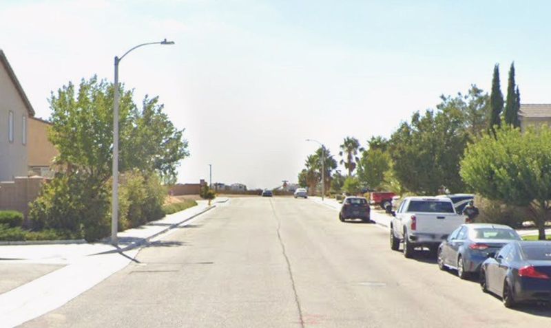 The 12200 block of Osprey Lane in Victorville.