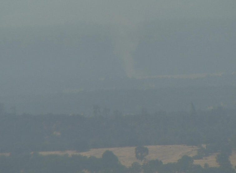 The Buggy fire started on June 18, 2026 west of Whitmore on Whitmore Road.