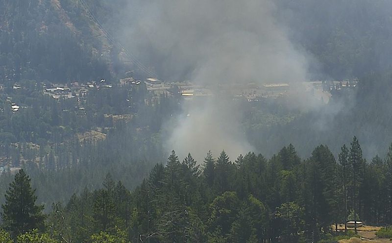 The Spring Fire ignited near communities along Highway 299 the morning of Monday, June 22 in Trinity County, California. The fire prompted evacuation warnings near Weaverville.