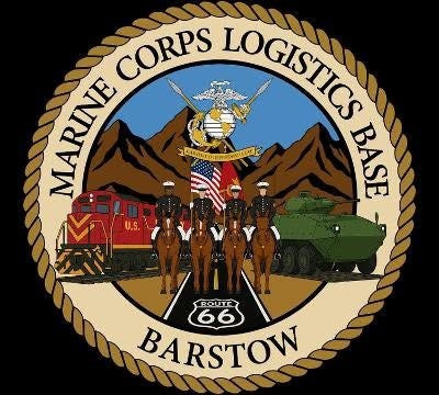 U.S. Marine Corps Logistics Base Barstow unveiled a new proposed base insignia on Wednesday, June 24. 2026.