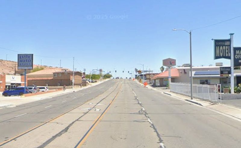 The 800 block of West Main Street in Barstow.