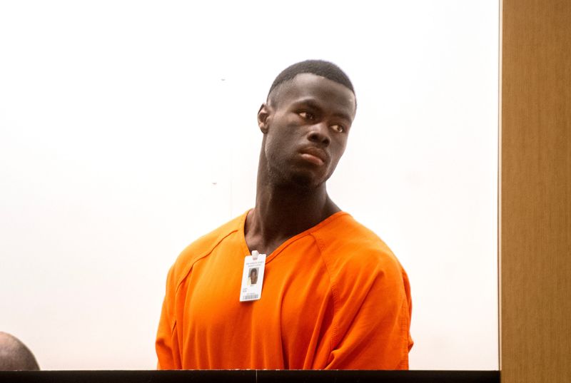 Zion Gary appears in Department 8C of the San Joaquin County Courthouse in downtown Stockton on Jun. 26, 2026 for an arraignment in a homicide committed in the 400 block of San Joaquin Street on June 23.