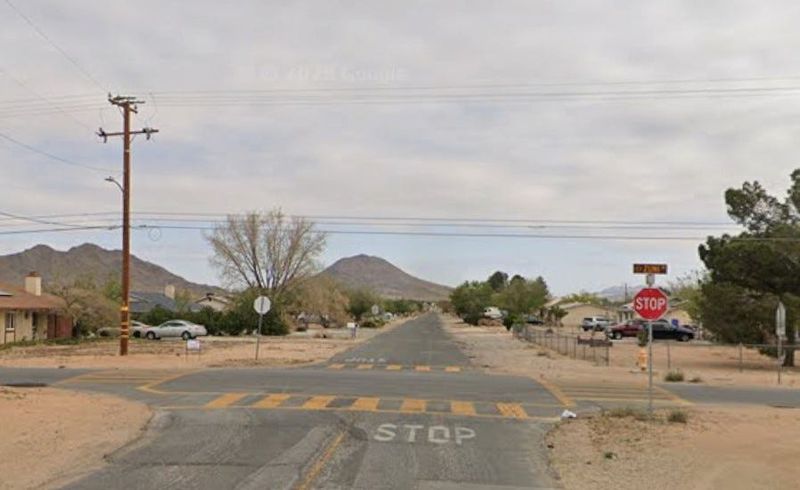 The intersection of Wichita Road and Zuni Road in Apple Valley.