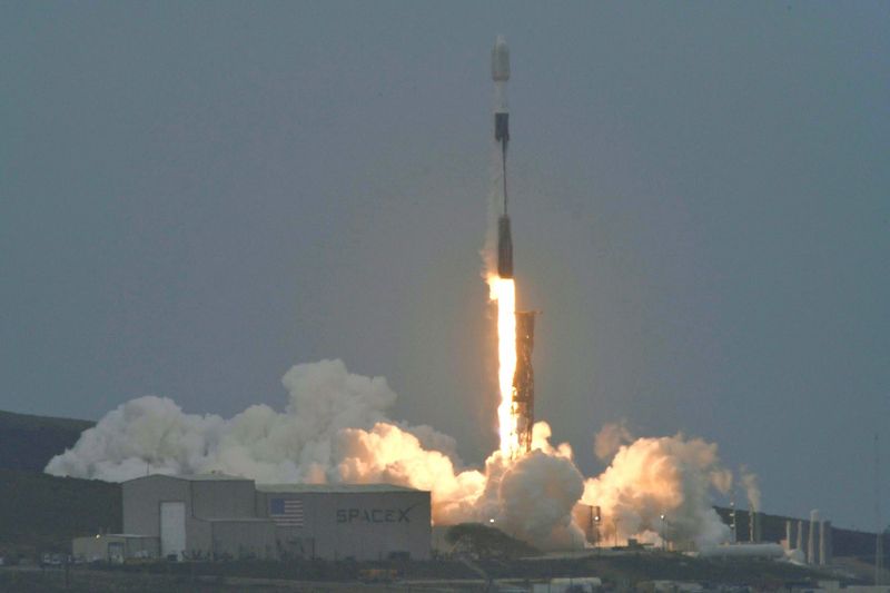 SpaceX launches its Falcon 9 rocket June 28 from the Vandenberg Space Force Base on a mission to deploy Starlink internet satellites.