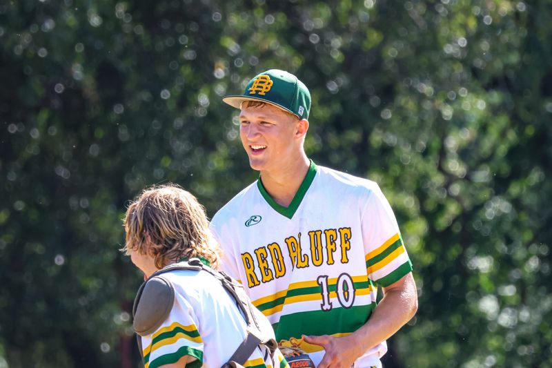 Red Bluff's Bryce Owens started on the mound in a game against West Valley at the Jim Morely Classic. April 8, 2026.