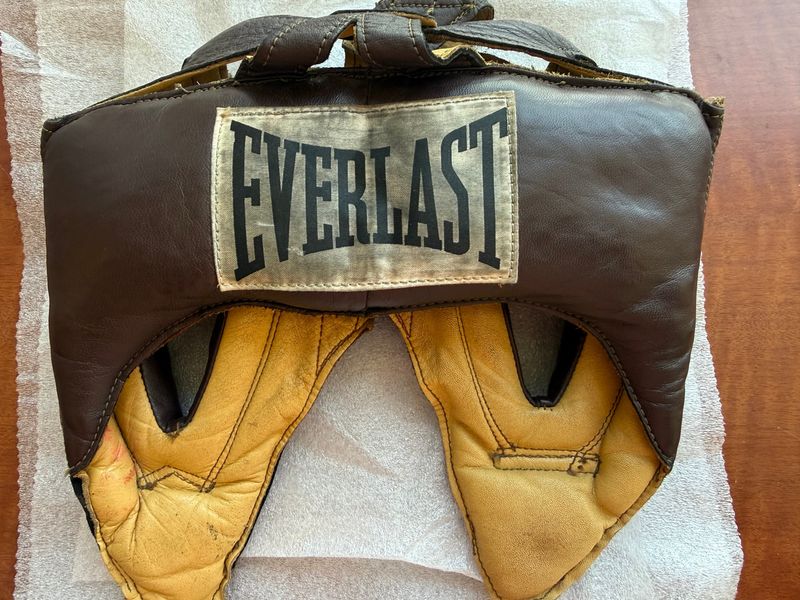 Vintage Everlast headgear like this are throwbacks to a golden era of boxing.