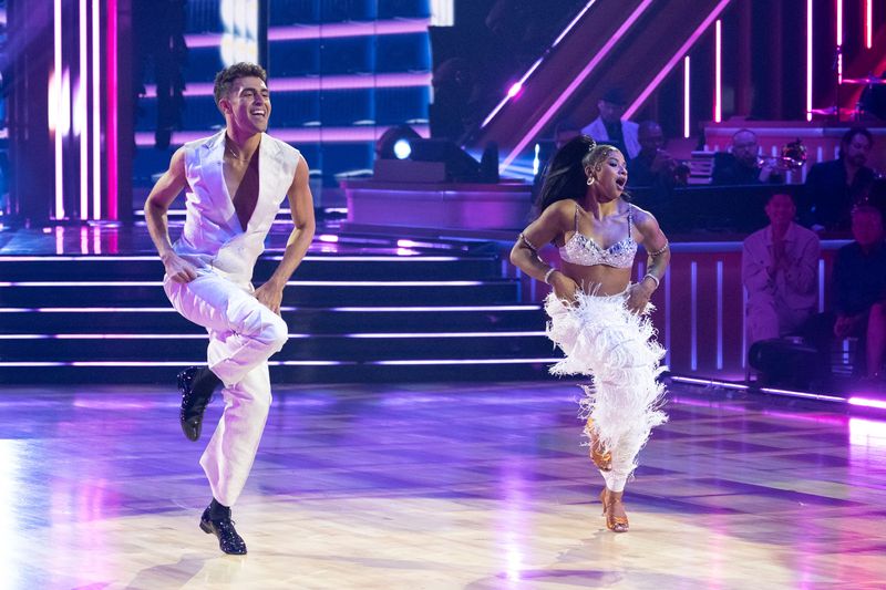 "Dancing with the Stars" pro Ezra Sosa and Olympic gymnast Jordan Chiles were paired together during season 34 of the hit dancing competition series.