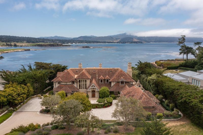 This home is across from the 18th hole at Pebble Beach Golf Links with the par-3 7th hole in the distance.
