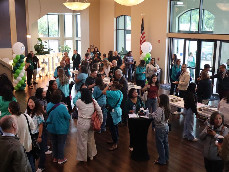 New and returning teachers and other employees of Salinas City Elementary School District attend district's Back to School address with keynote speaker, Richard Carranza, former chancellor of the New York City Department of Education Aug. 3, 2026, in Salinas, Calif.