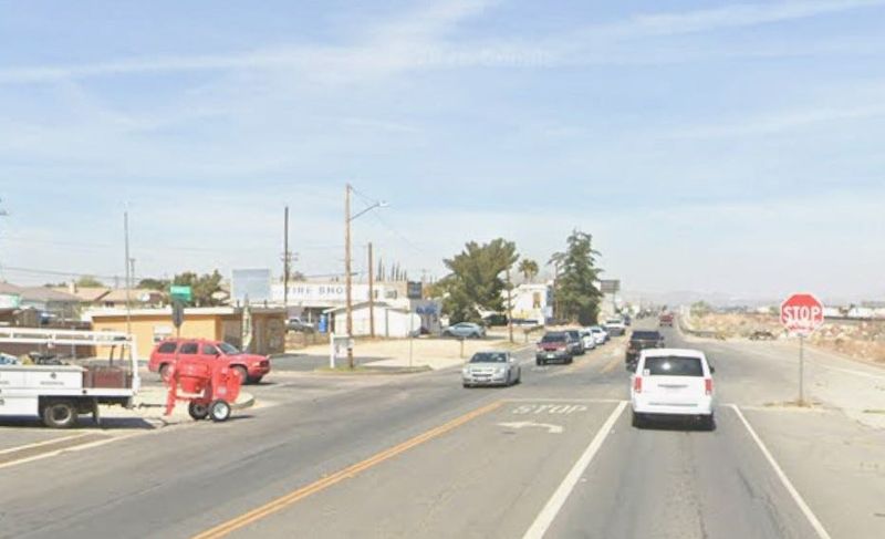 The intersection of Hesperia Road and Yucca Street in Hesperia.
