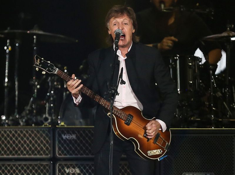 Paul McCartney performs as the day two headliner at Desert Trip in Indio.