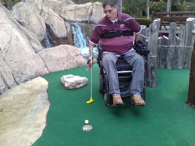 JR Harding with a hole-in-one.