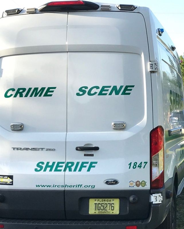 An Indian River County Sheriff's Office crime scene investigations van.
