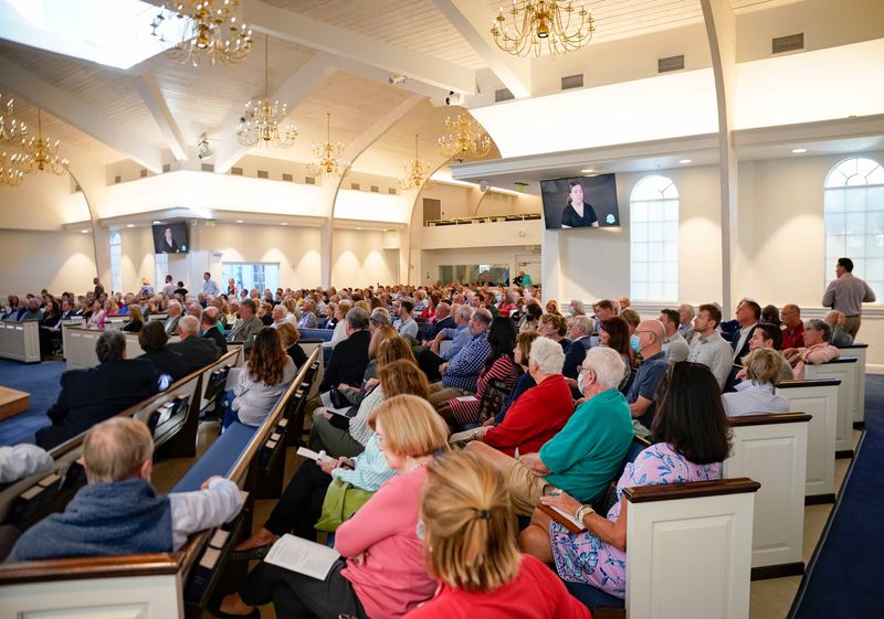 Community members attend an affordable housing forum hosted by Greater Naples Leadership at Naples United Church of Christ in Naples on Wednesday, Jan. 11, 2023.