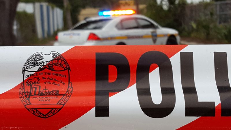 Jacksonville Sheriff's Office crime scene.