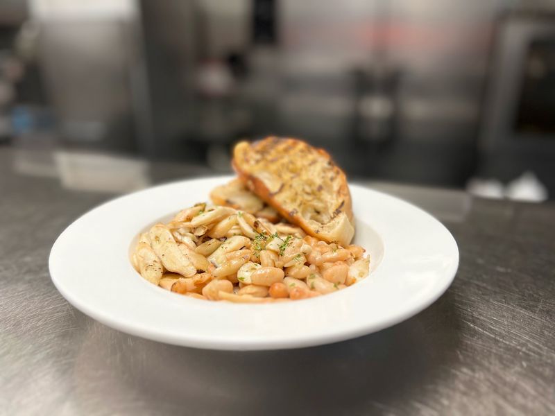 HobNob's white beans, crostini & octopus, $12.
