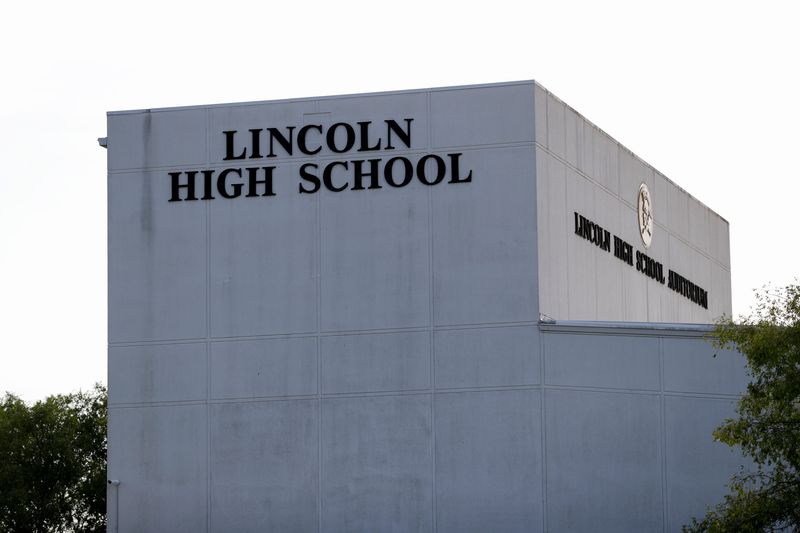 Lincoln High School Building Exterior Wednesday, August 7, 2019