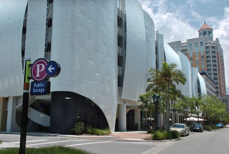 The Palm Avenue parking garage in downtown Sarasota.