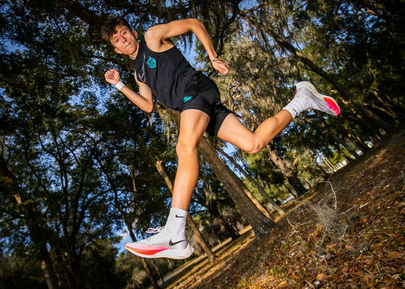The Ocala Star Banner Boys Cross Country Runner of the Year is West PortÕs Eduardo Diaz. He placed 32nd at State. Diaz, a senior, was photographed Thursday February 3, 2022 at Jervey Gantt Park in Ocala FL.