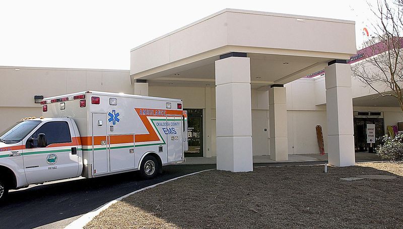 A 61-year-old man died after crashing his truck during a medical emergency at the Fort Walton Beach Medical Center.