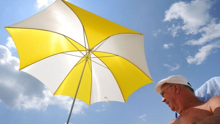 Hot weather in Palm Beach County.